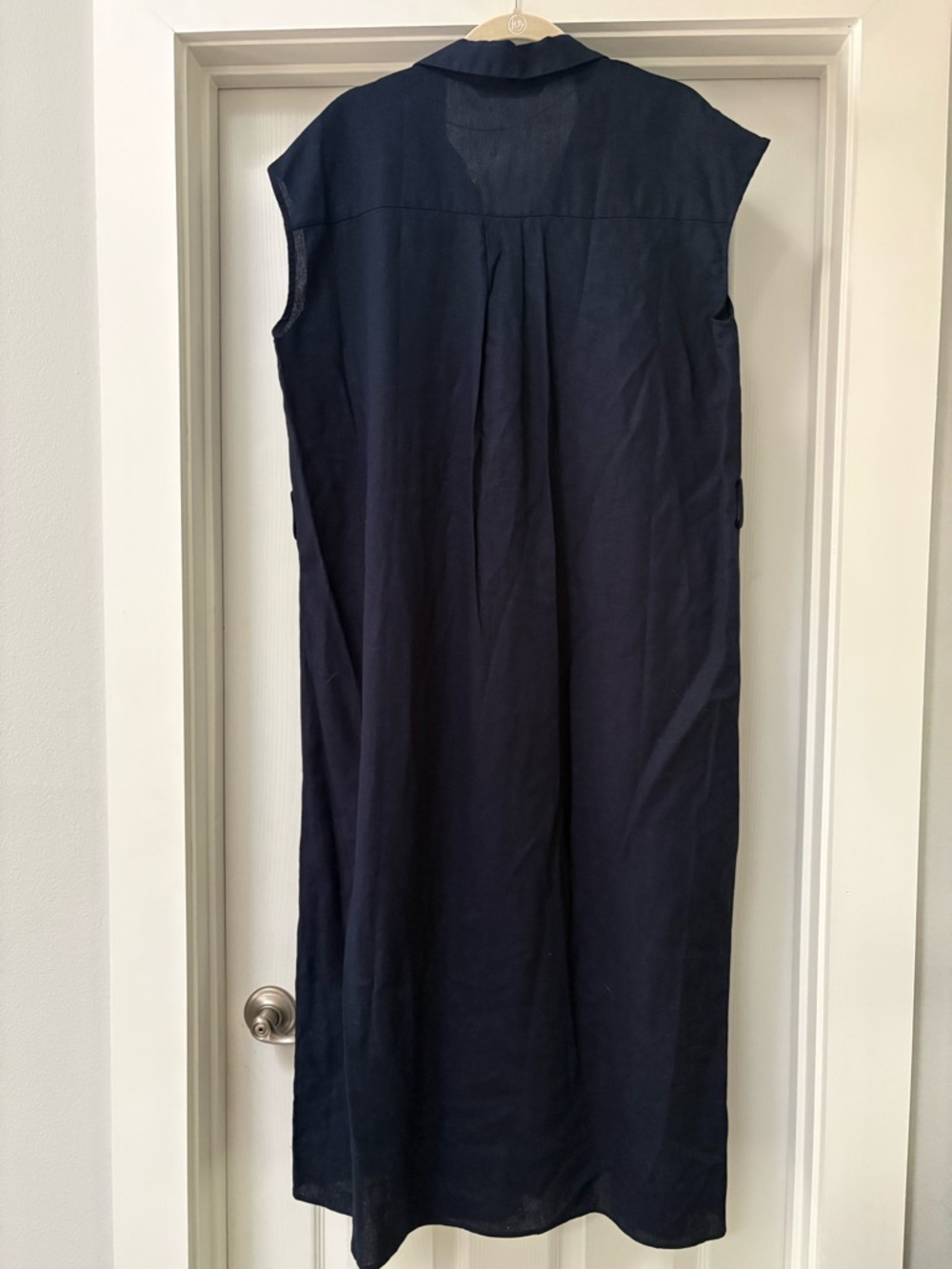 Zara Dark Navy Maxi Shirt Dress with Belt - Picture 5 of 9